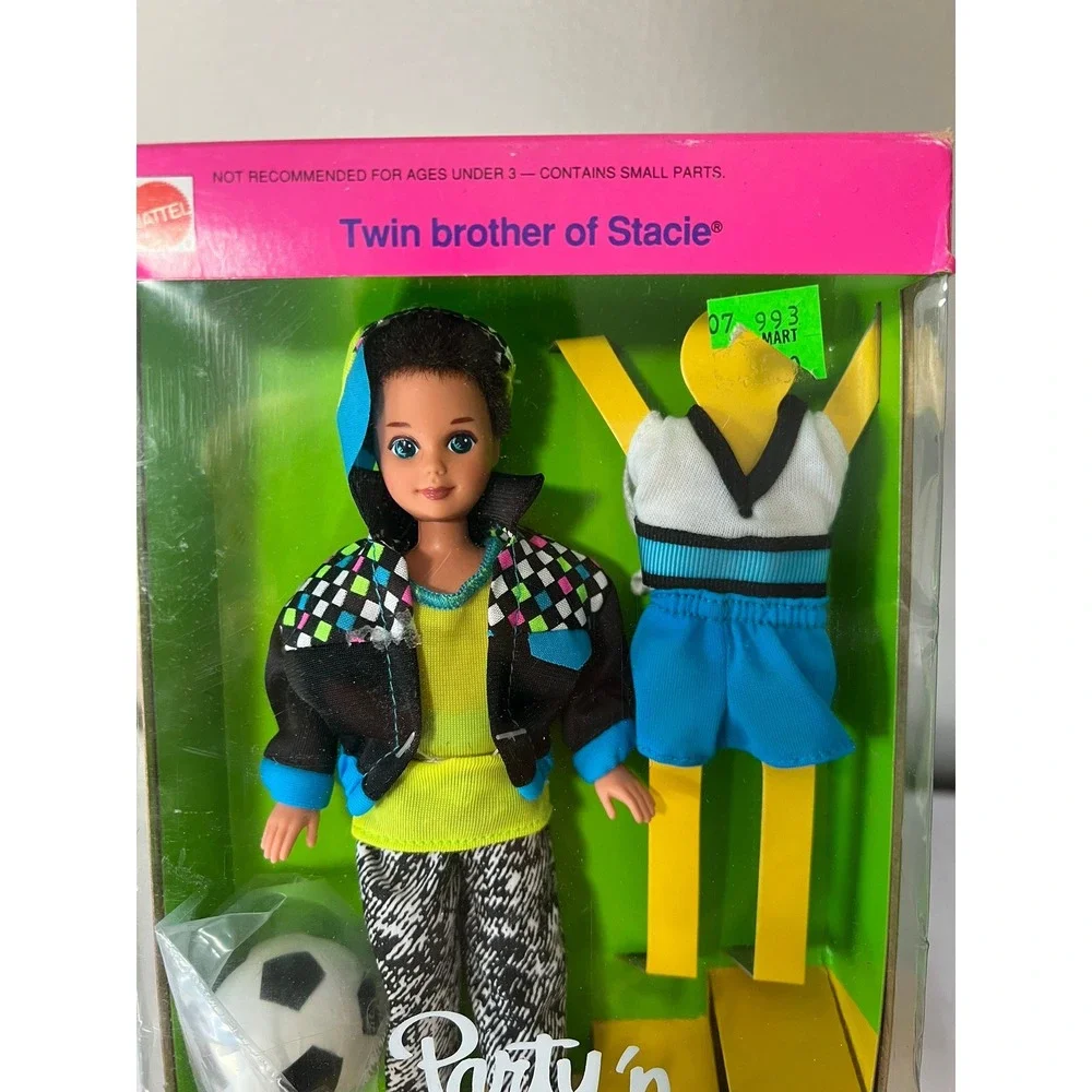 Barbie Party 'n Play Stacie & Todd Twins Set 1992 NIB Vintage Minor Box Wear VTG